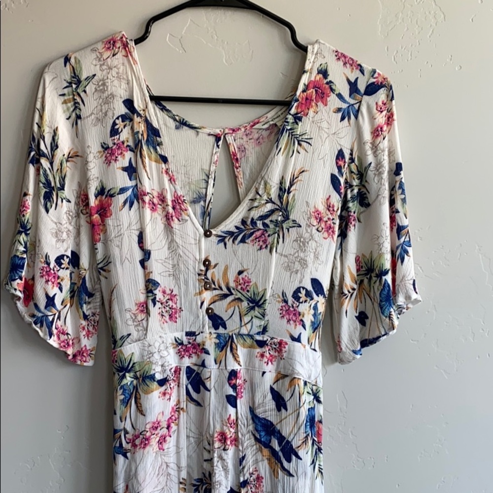 American Eagle romper maxi dress